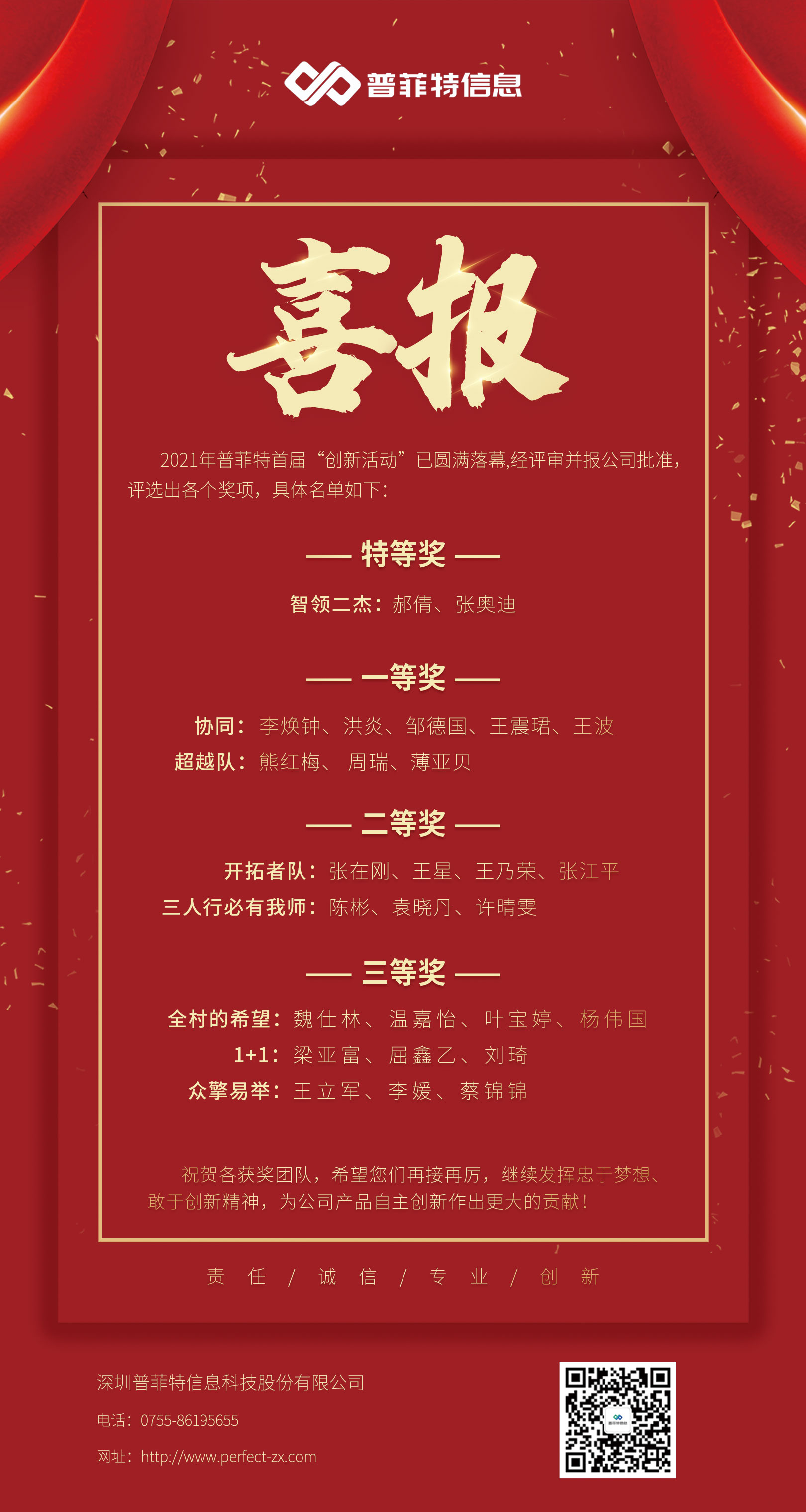 鼓励创新驱动 激发内生动力 | 普菲特首届创新活动圆满落幕